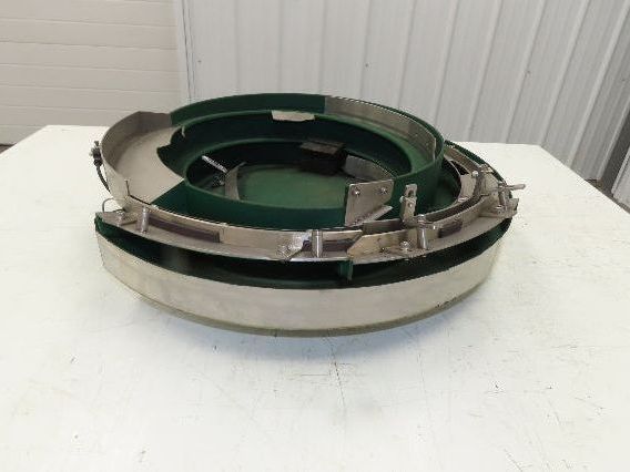 Piezo Vibratory Feeder Bowl For 390mm Base Small Parts Sorter Metal Spring
