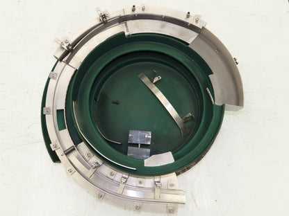 Piezo Vibratory Feeder Bowl For 390mm Base Small Parts Sorter Metal Spring
