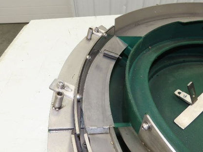 Piezo Vibratory Feeder Bowl For 390mm Base Small Parts Sorter Metal Spring