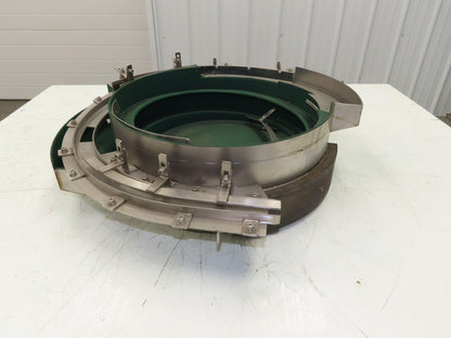 Piezo Vibratory Feeder Bowl For 390mm Base Small Parts Sorter Metal Spring