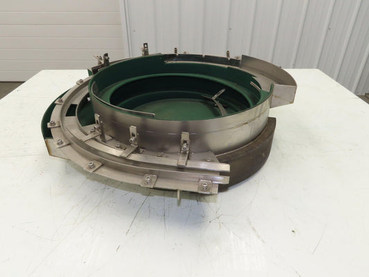 Piezo Vibratory Feeder Bowl For 390mm Base Small Parts Sorter Metal Spring