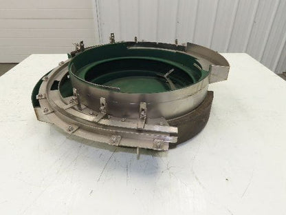 Piezo Vibratory Feeder Bowl For 390mm Base Small Parts Sorter Metal Spring