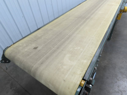 Hytrol 30"x 11' Slider Bed Conveyor 27" Belt 230/460V Center Drive 135 FPM