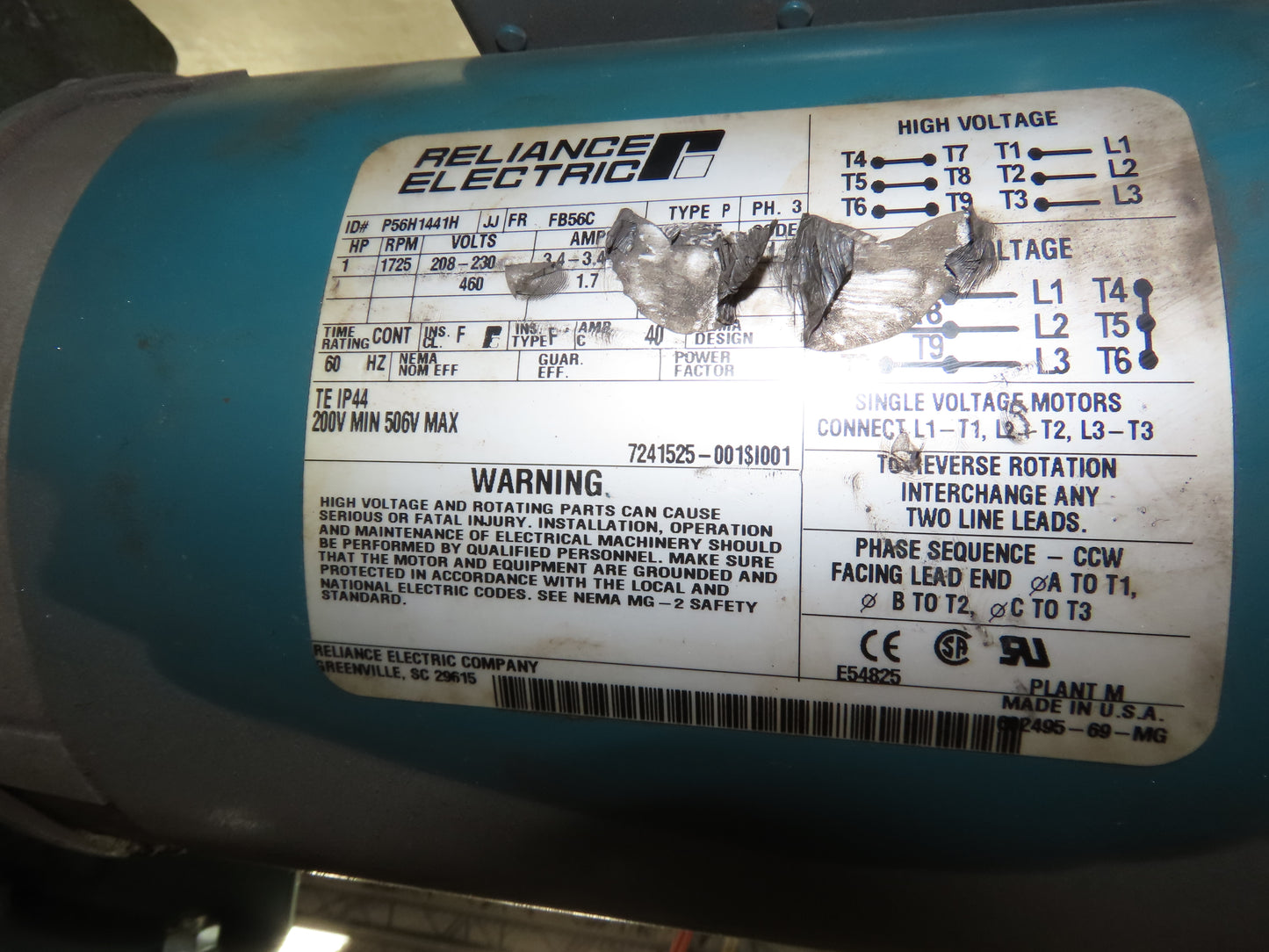 Hytrol 30"x 11' Slider Bed Conveyor 27" Belt 230/460V Center Drive 135 FPM