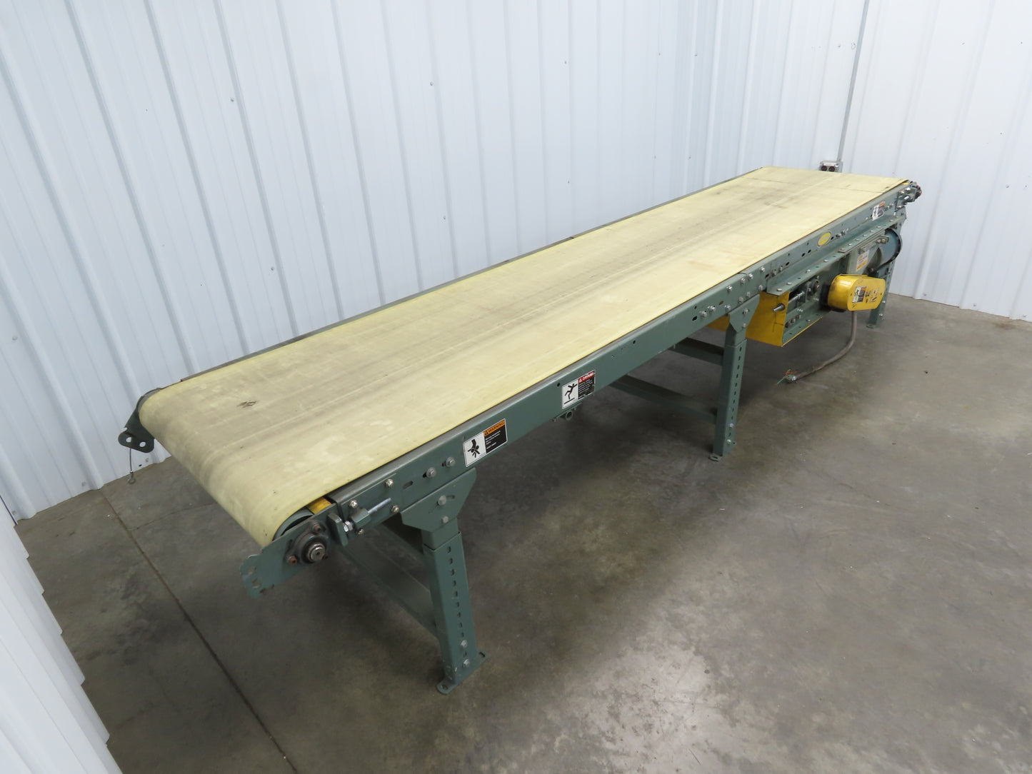 Hytrol 30"x 11' Slider Bed Conveyor 27" Belt 230/460V Center Drive 135 FPM