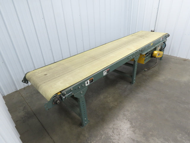 Hytrol 30"x 11' Slider Bed Conveyor 27" Belt 230/460V Center Drive 135 FPM