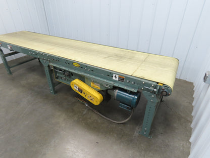 Hytrol 30"x 11' Slider Bed Conveyor 27" Belt 230/460V Center Drive 135 FPM