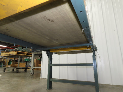 Hytrol 30"x 11' Slider Bed Conveyor 27" Belt 230/460V Center Drive 135 FPM