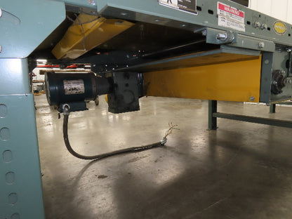 Hytrol 30"x 11' Slider Bed Conveyor 27" Belt 230/460V Center Drive 135 FPM