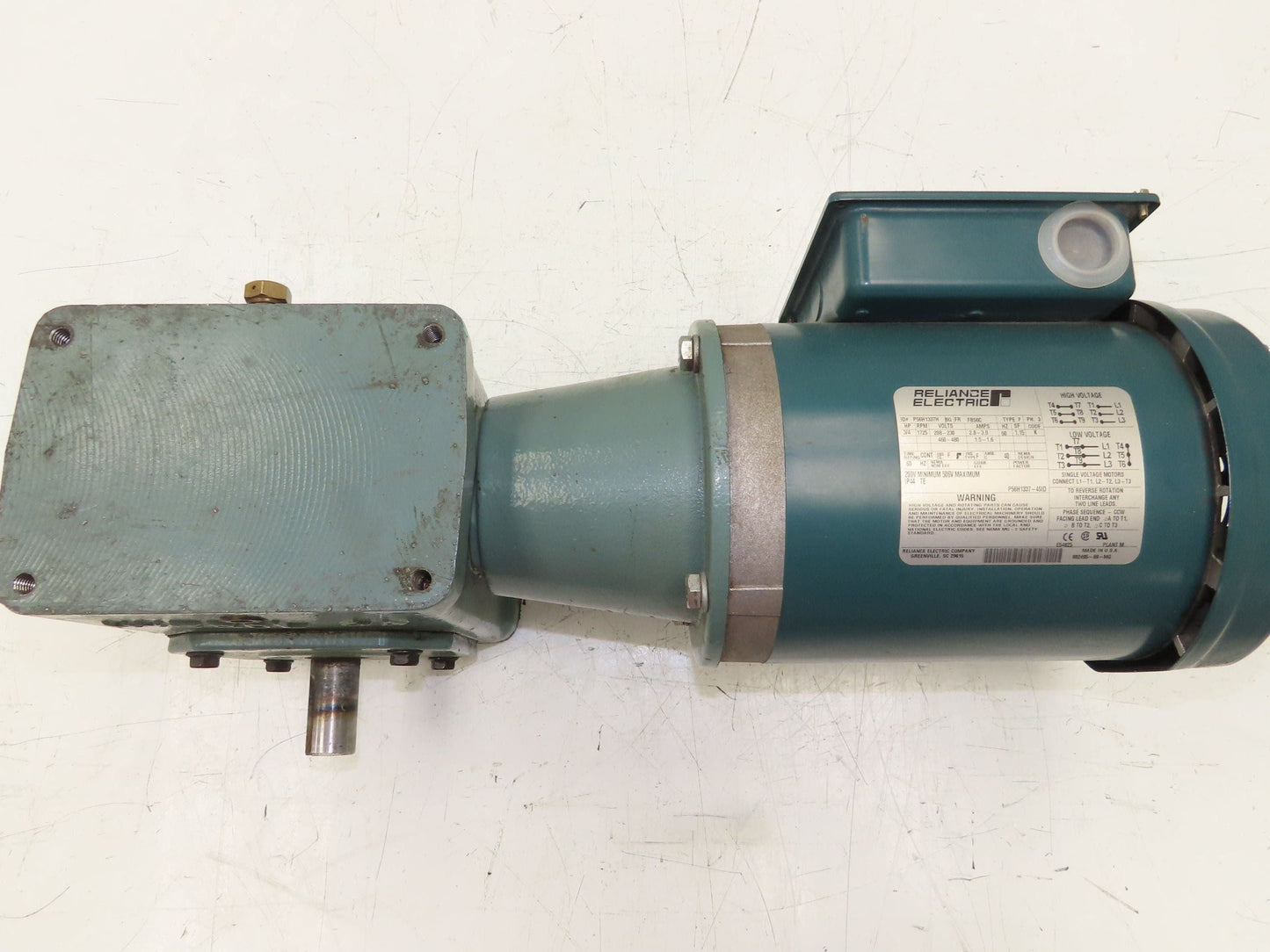 Hytrol 4A Conveyor Gearmotor Drive 10:1 RH Gearbox 3/4Hp 230/460V 3PH 56C Motor