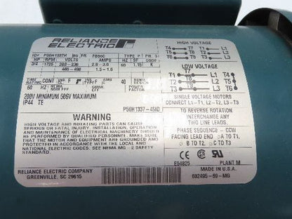 Hytrol 4A Conveyor Gearmotor Drive 10:1 RH Gearbox 3/4Hp 230/460V 3PH 56C Motor