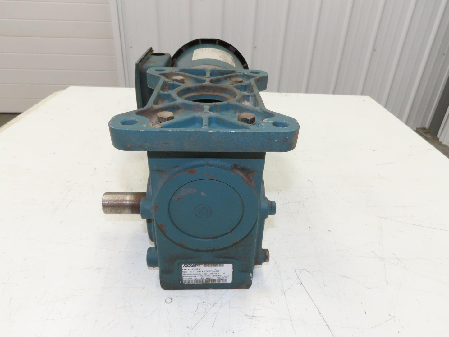 Reliance Tigear 23Q40R14 Gearmotor 40:1 Reducer 43 RPM 230/460V 3PH 56C