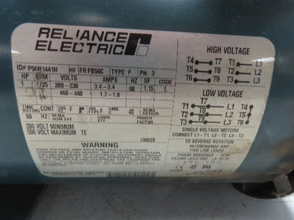 Stearns CL/BR 2-35-0561-01-ANL 56C Clutch Brake 115V with 1Hp 230/460V 3PH Motor