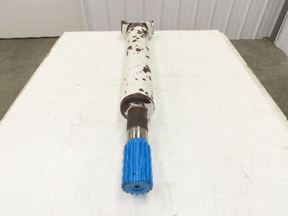 Oshkosh F-2146 Spicer Slip Yoke 16 Spline Rear Drive Shaft 39-1/2" Long U-joint