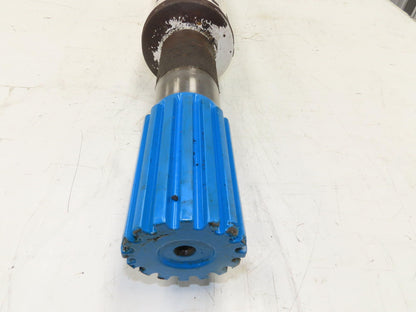 Oshkosh F-2146 Spicer Slip Yoke 16 Spline Rear Drive Shaft 39-1/2" Long U-joint