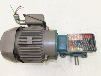 Dodge Tigear M054386003PS 15:1 Gearmotor 115 RPM 1Hp 230/460V 3PH RH 143TC