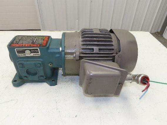 Dodge Tigear M054386003PS 15:1 Gearmotor 115 RPM 1Hp 230/460V 3PH RH 143TC