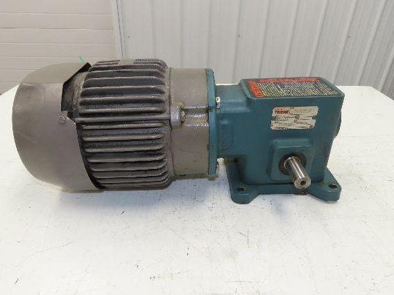Dodge Tigear M054386003PS 15:1 Gearmotor 115 RPM 1Hp 230/460V 3PH RH 143TC