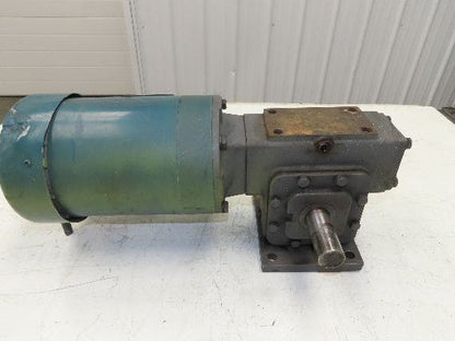 Leeson Winsmith 924MWU 15:1 Gearmotor 116 RPM 1Hp 230/460V 3PH 143TC Dual Shaft