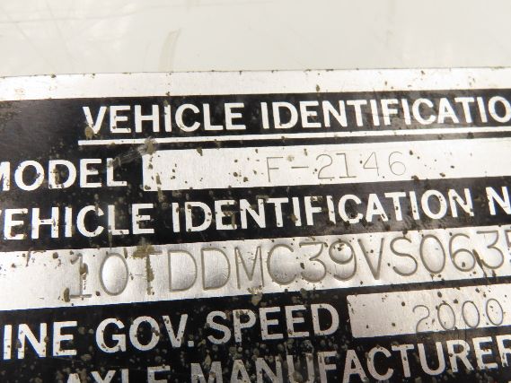 Oshkosh Spicer Slip Yoke 16 Spline Main 45" Drive Shaft U-Joint Rockwell