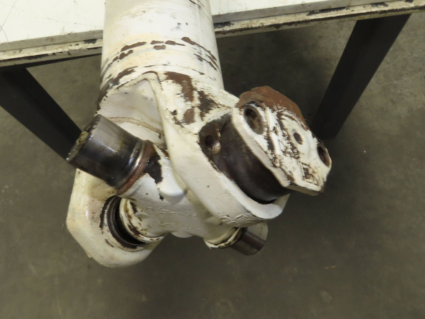 Oshkosh C6-3-129 Spicer Slip Yoke 16 Spline 67" Drive Shaft U-Joint Rockwell