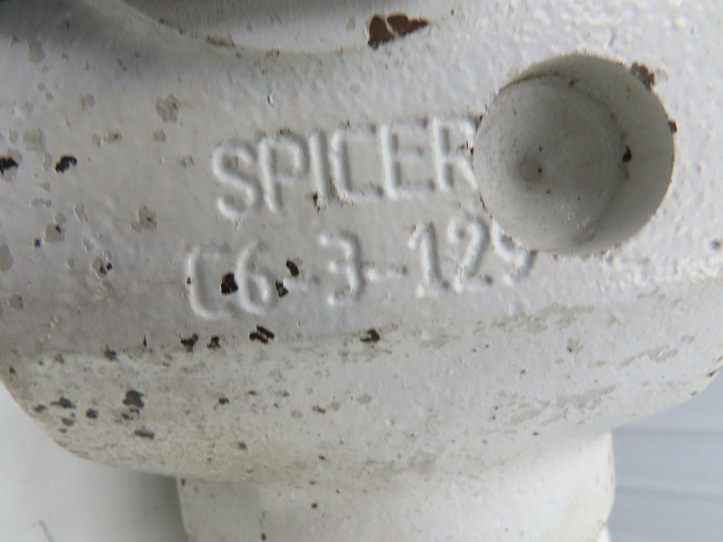 Oshkosh C6-3-129 Spicer Slip Yoke 16 Spline 67" Drive Shaft U-Joint Rockwell