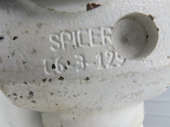 Oshkosh C6-3-129 Spicer Slip Yoke 16 Spline 67" Drive Shaft U-Joint Rockwell