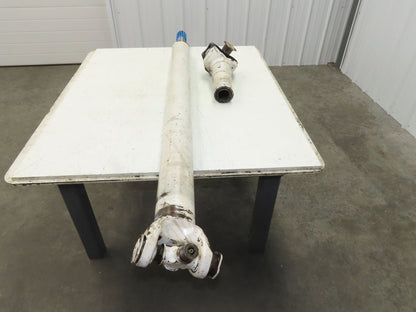 Oshkosh C6-3-129 Spicer Slip Yoke 16 Spline 67" Drive Shaft U-Joint Rockwell