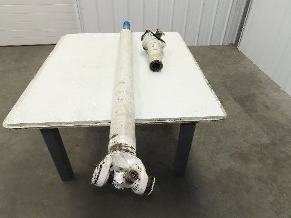 Oshkosh C6-3-129 Spicer Slip Yoke 16 Spline 67" Drive Shaft U-Joint Rockwell