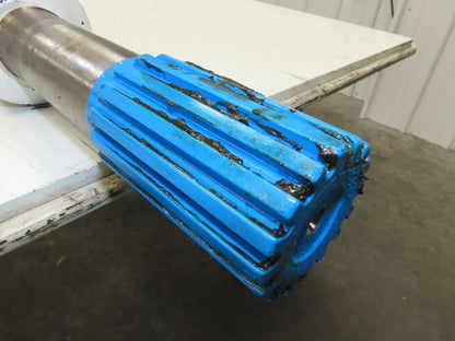 Oshkosh C6-3-129 Spicer Slip Yoke 16 Spline 67" Drive Shaft U-Joint Rockwell