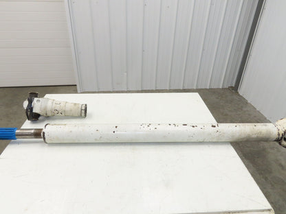 Oshkosh C6-3-129 Spicer Slip Yoke 16 Spline 67" Drive Shaft U-Joint Rockwell