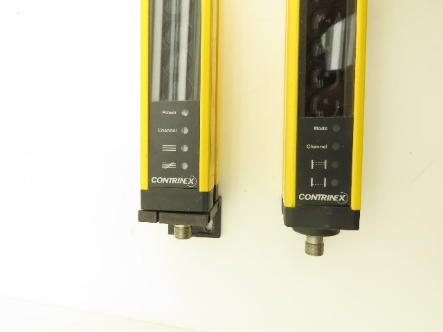 Contrinex Safety Light Curtain Sender Receiver Set 924mm YBB-30*4-0900-G012