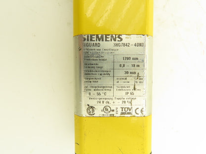 Siemens 3RG7842-4DK01 Safety Light Curtain Receiver 1200mm Long