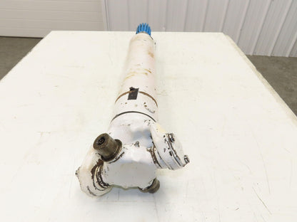 Oshkosh F-2146 Spicer Slip Yoke 16 Spline Rear Drive Shaft 35" Long U-joint