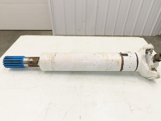 Oshkosh F-2146 Spicer Slip Yoke 16 Spline Rear Drive Shaft 35" Long U-joint