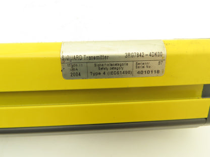 Siemens 3RG7842-4DK00 Safety Light Curtain Transmitter 1200mm Long