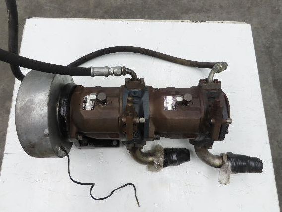 Rexroth Hydraulic Double Pump Oshkosh Truck 35/70 GPM 4000 PSI Clutch