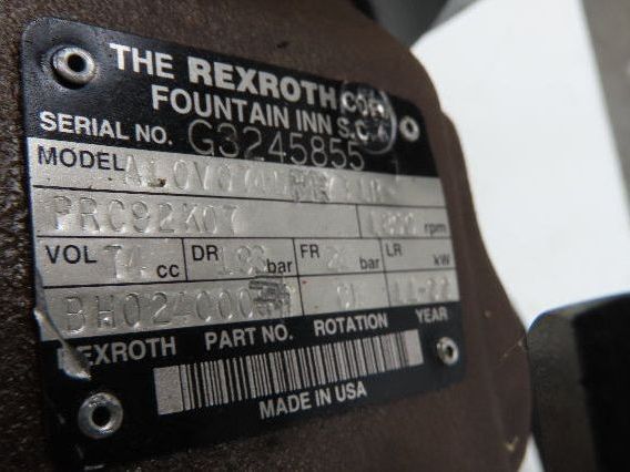 Rexroth Hydraulic Double Pump Oshkosh Truck 35/70 GPM 4000 PSI Clutch