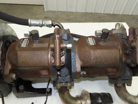 Rexroth Hydraulic Double Pump Oshkosh Truck 35/70 GPM 4000 PSI Clutch