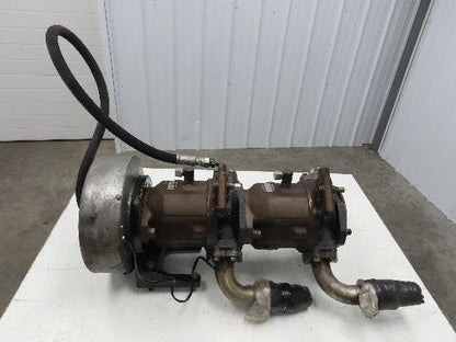 Rexroth Hydraulic Double Pump Oshkosh Truck 35/70 GPM 4000 PSI Clutch