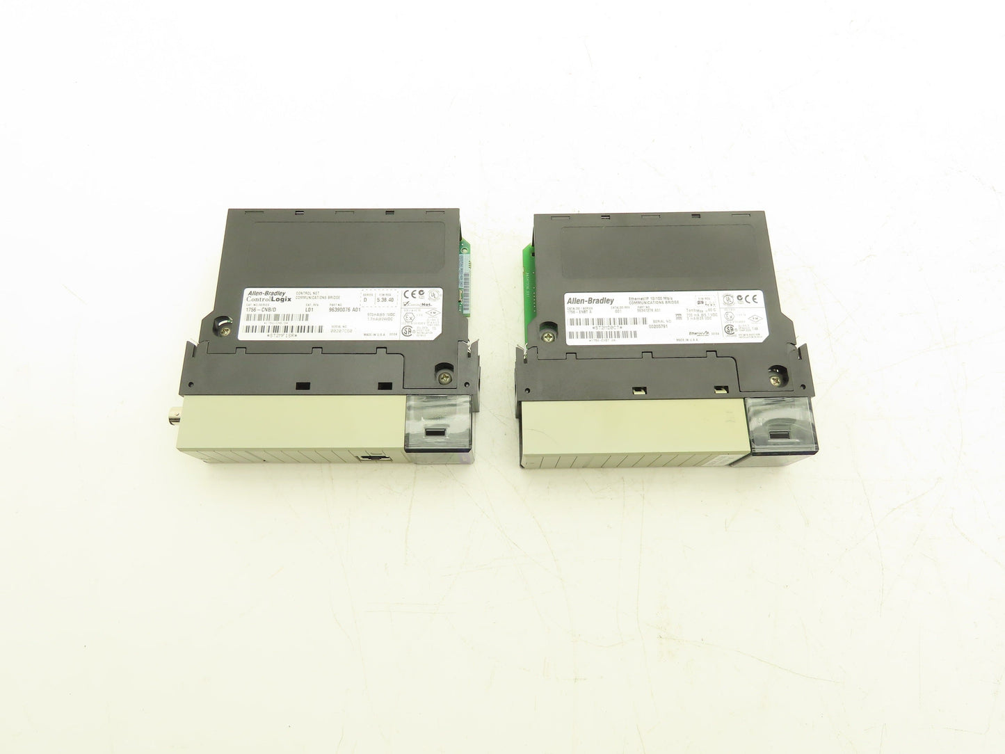 Allen Bradley 1756-ENBT 1756-CNB/D Communications Bridge Ethernet ControlNet SET