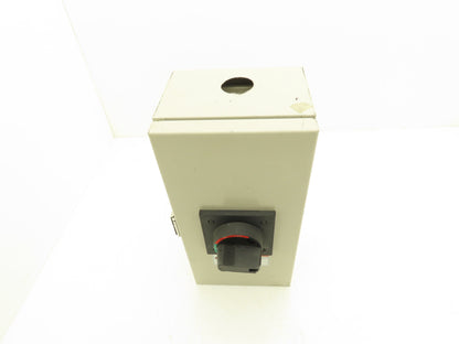 Fuji EW125JAGU-3P125 125A 480V 3-Pole Circuit Breaker Enclosure External Handle