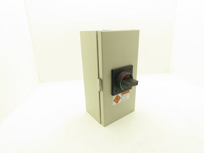 Fuji EW125JAGU-3P125 125A 480V 3-Pole Circuit Breaker Enclosure External Handle