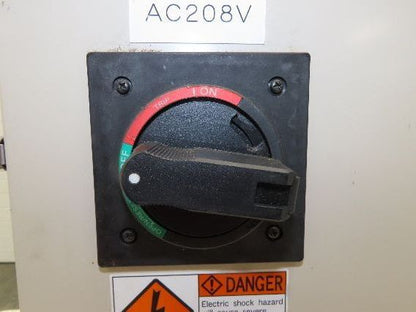 Fuji BW125JAGU-3P125 125A 480V 3-Pole Motor Starter Enclosure External Handle