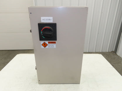 Fuji BW125JAGU-3P125 125A 480V 3-Pole Motor Starter Enclosure External Handle