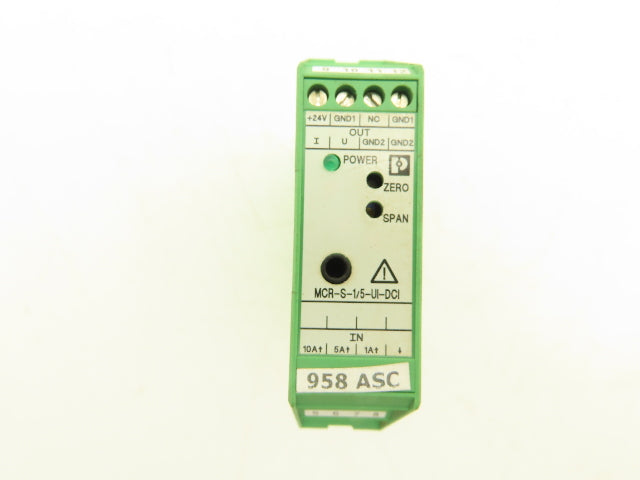 Phoenix Contact MCR-S-1/5-UI-DCI Active Transducer For AC DC Distorted Currents