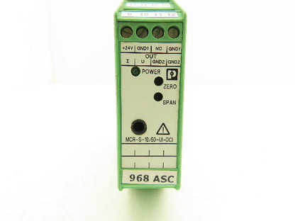 Phoenix Contact MCR-S-10/50-UI-DCI Active Transducer For AC DC Distorted Current