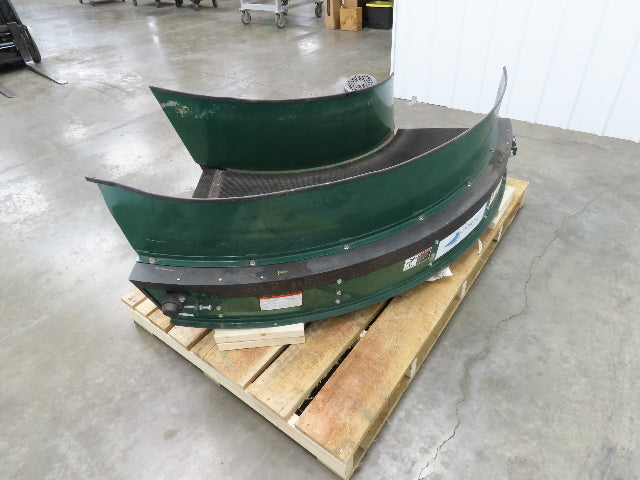 Portec 24"x 90° Spiral Lift Curve Conveyor 19" Belt 230/460V 3PH Drive 72"L