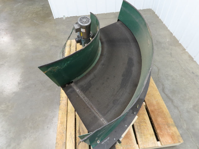 Portec 24"x 90° Spiral Lift Curve Conveyor 19" Belt 230/460V 3PH Drive 72"L