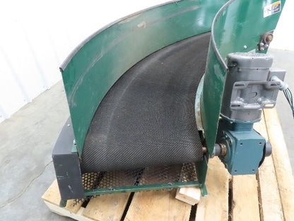Portec 24"x 90° Spiral Lift Curve Conveyor 19" Belt 230/460V 3PH Drive 72"L